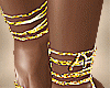 Black and Gold Heels
