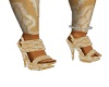 gold lv heels