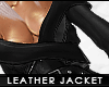 - leather jacket -