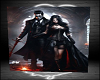 Goth Vampire Halloween Costumes Melted Heart Background
