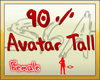 90 % avater tall resize
