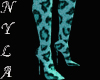 *Ny T Leopard Heel Boots