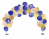 Blue White Gold Balloons