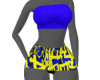 Blue Splatt Two Piece