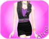[aii] Black Purple Dress