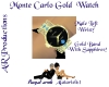 Gold Monte Carlo Watch