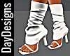 White Leather Sandals