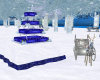 BLUE WINTER WED CAKE