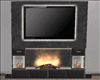 ! Modern Fireplace TV