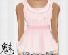 Kids Pink Lace Top