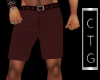 CTG CASUAL RED SHORTS