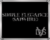 Simple Elegance Sapphire
