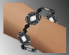 [ves]pearl&onyx bracelet