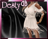 Natural Tassle Dress