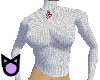 white snowflake sweater