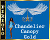 Chandelier Canopy - Gold