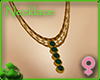 Gold/Green Necklace 1