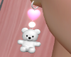 teddy earrings ♡