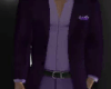 Purple Casual Suit