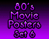 80's Movie Posters Set 6