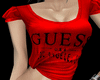Top Guess red