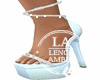 Sky blue heels