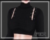 [F] Knit Sweater Black