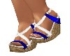 BLUE/WHITE ROPE WEDGES