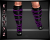 ! Strapy Boots Purple