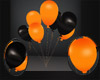 Orange 'n black Ballons