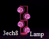 Purple Pink Orb Lamp