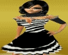 SM Zebra Waitress Dress