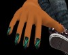 AR   *Blue Galaxy nails*
