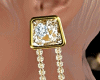 Luxury Gold Earrings DRV