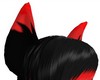 Black/red Fox Ears F/M