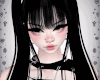   black ponytails