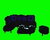 black and blue couch
