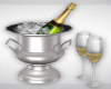 Champagne Bucket +Glass