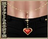 RED HEART GOLD BELLY CHA