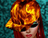 Flame Hat red