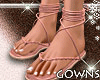 Twisted Sandals Pink