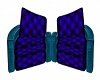 Blue Double Chairs