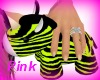 [Pink] Lime Zebra Uni