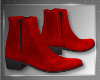 VALENTINE RED SUEDE BOOT