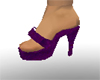 simple purple sandals