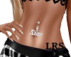 STAR name belly ring