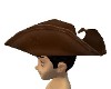 [LPL] brown leather hat