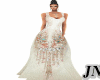 J*EmbroideryFloral Dress