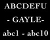 ABCDEFU - Gayle