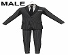 Pin Stripe Suit +Tie M